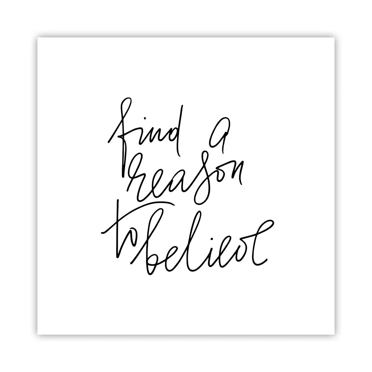 Plakat - Det er muligt - 40x40 cm