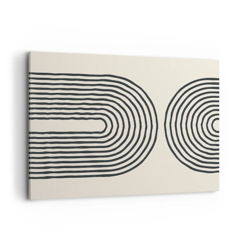 Lærredstryk - Billede på lærred - Kommer snart... - 100x70 cm