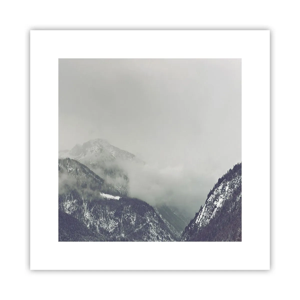 Plakat - Tåget dal - 30x30 cm