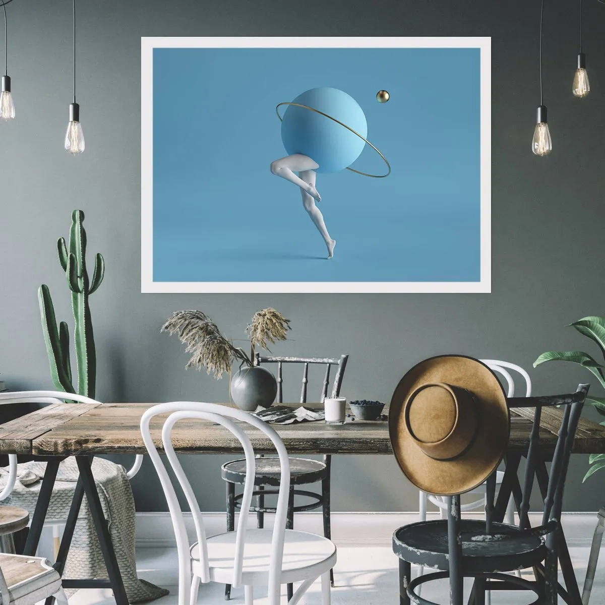 Plakat - Og planeterne går amok - 70x50 cm