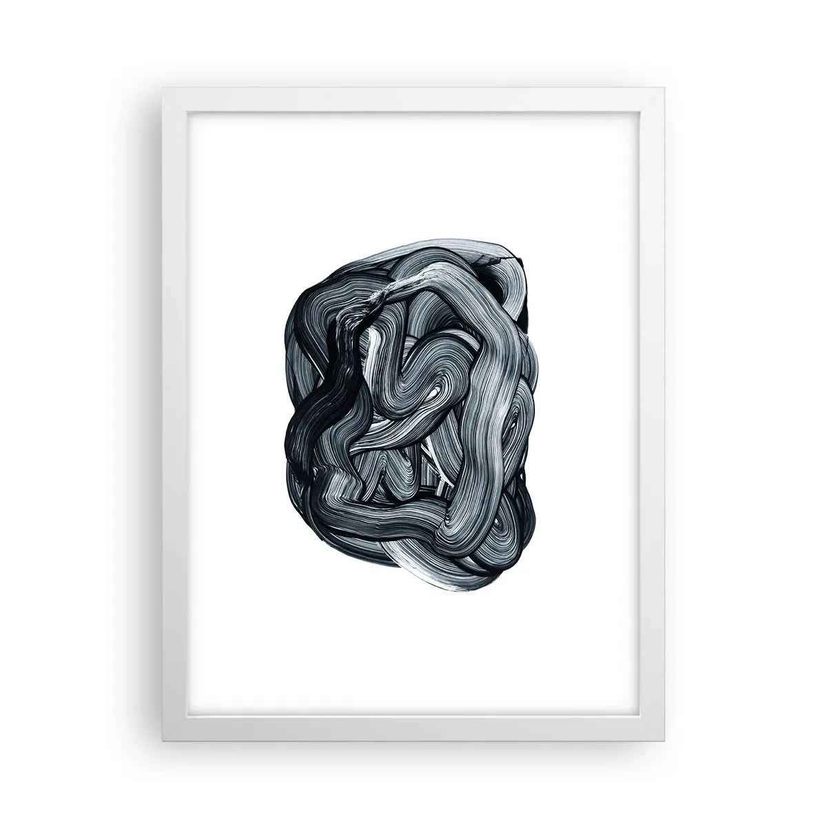 Plakat i hvid ramme - Så enkelt er det ikke - 30x40 cm