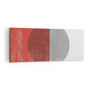 Lærredstryk - Billede på lærred - Lige til sagen - 100x40 cm