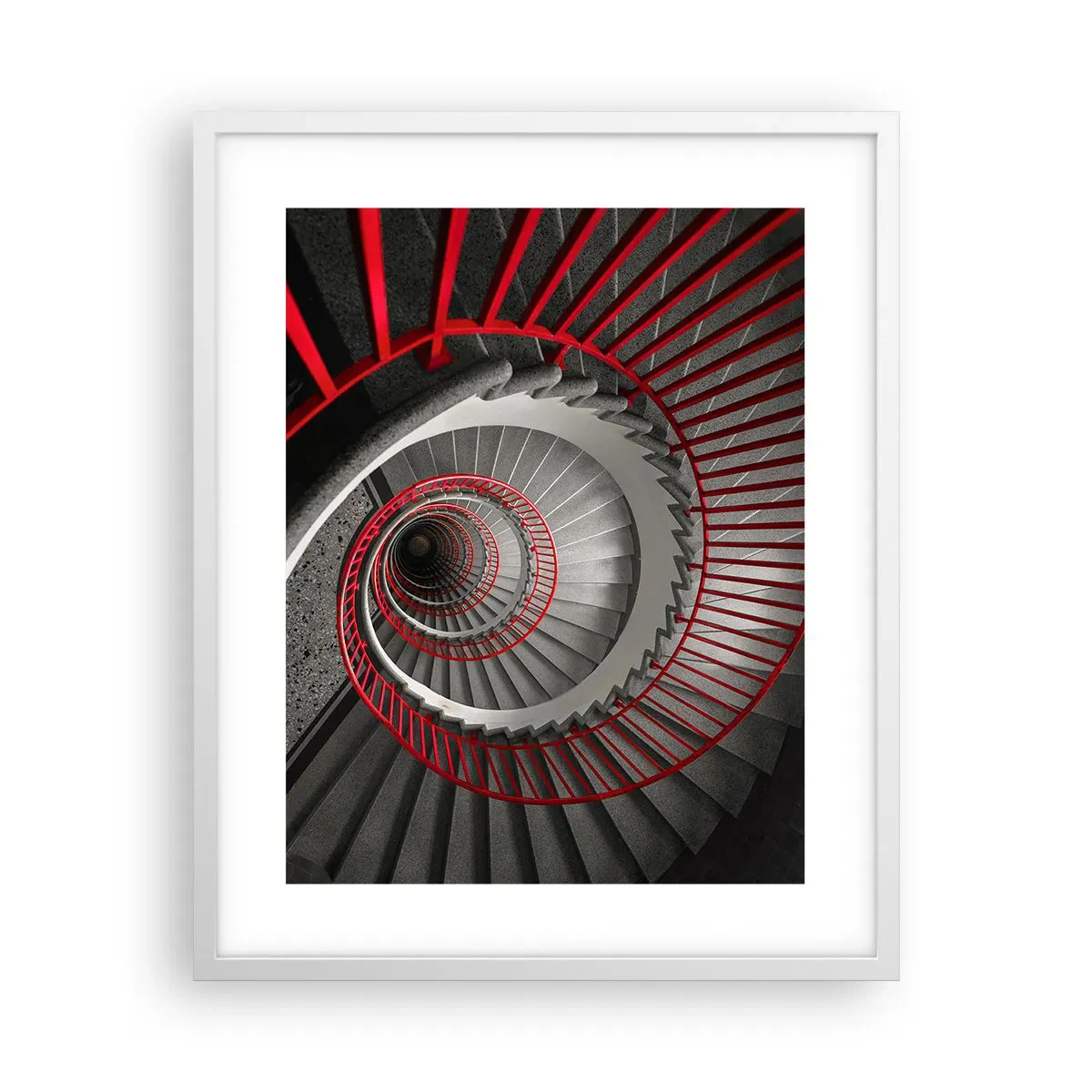 Plakat i hvid ramme - Arkitektoniske lege - 40x50 cm