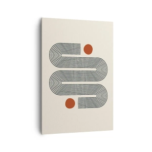 Lærredstryk - Billede på lærred - Fra start til slut - 70x100 cm