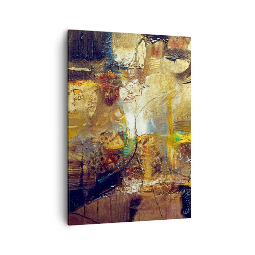 Lærredstryk - Billede på lærred - Kold, varm, meget varm - 50x70 cm