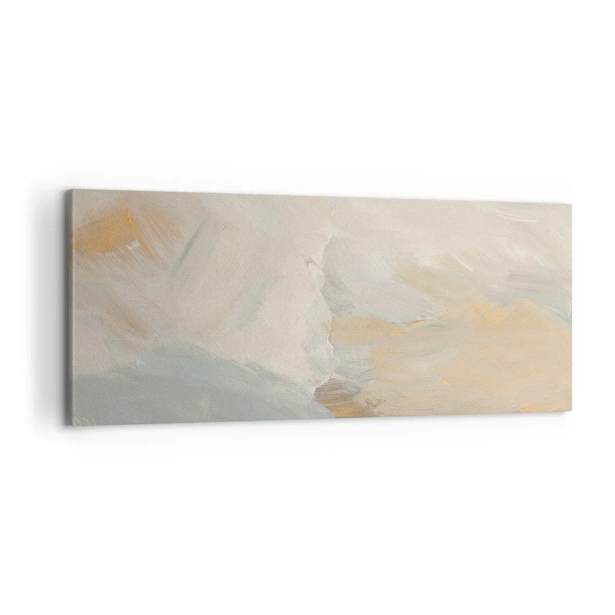 Lærredstryk - Billede på lærred - Abstraktion - blidhedens land - 100x40 cm