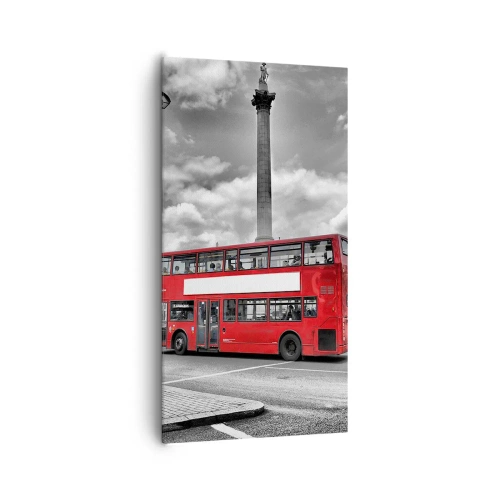 Lærredstryk - Billede på lærred - Byens sande livsnerve - 65x120 cm