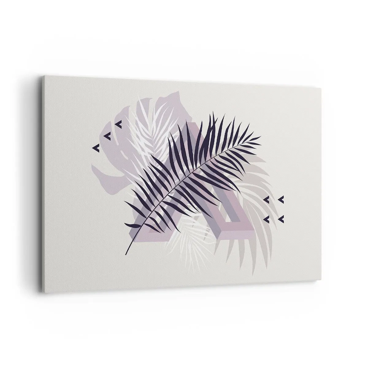 Lærredstryk - Billede på lærred - Skygge af en skygge - 120x80 cm