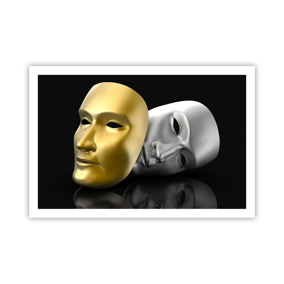 Plakat - Livet er teater - 91x61 cm