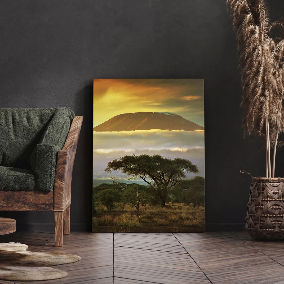 Lærredstryk - Billede på lærred - En rejsendes drøm - 50x70 cm