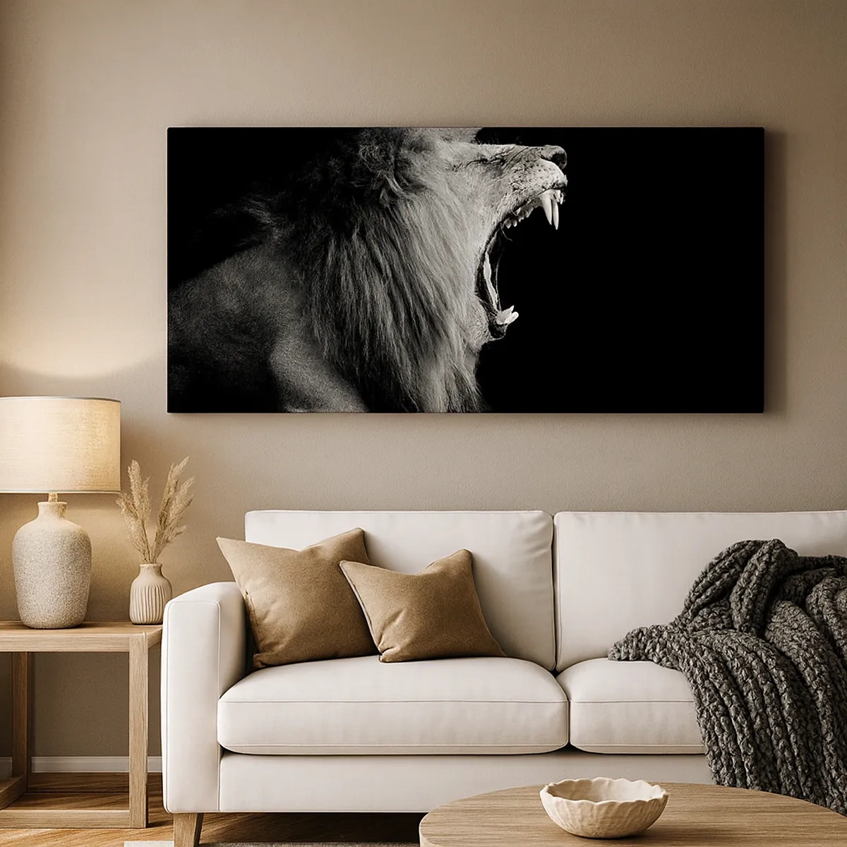 Lærredstryk - Billede på lærred - Uden tvivl - 30x30 cm