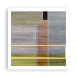 Plakat - Lige og rolig - 60x60 cm