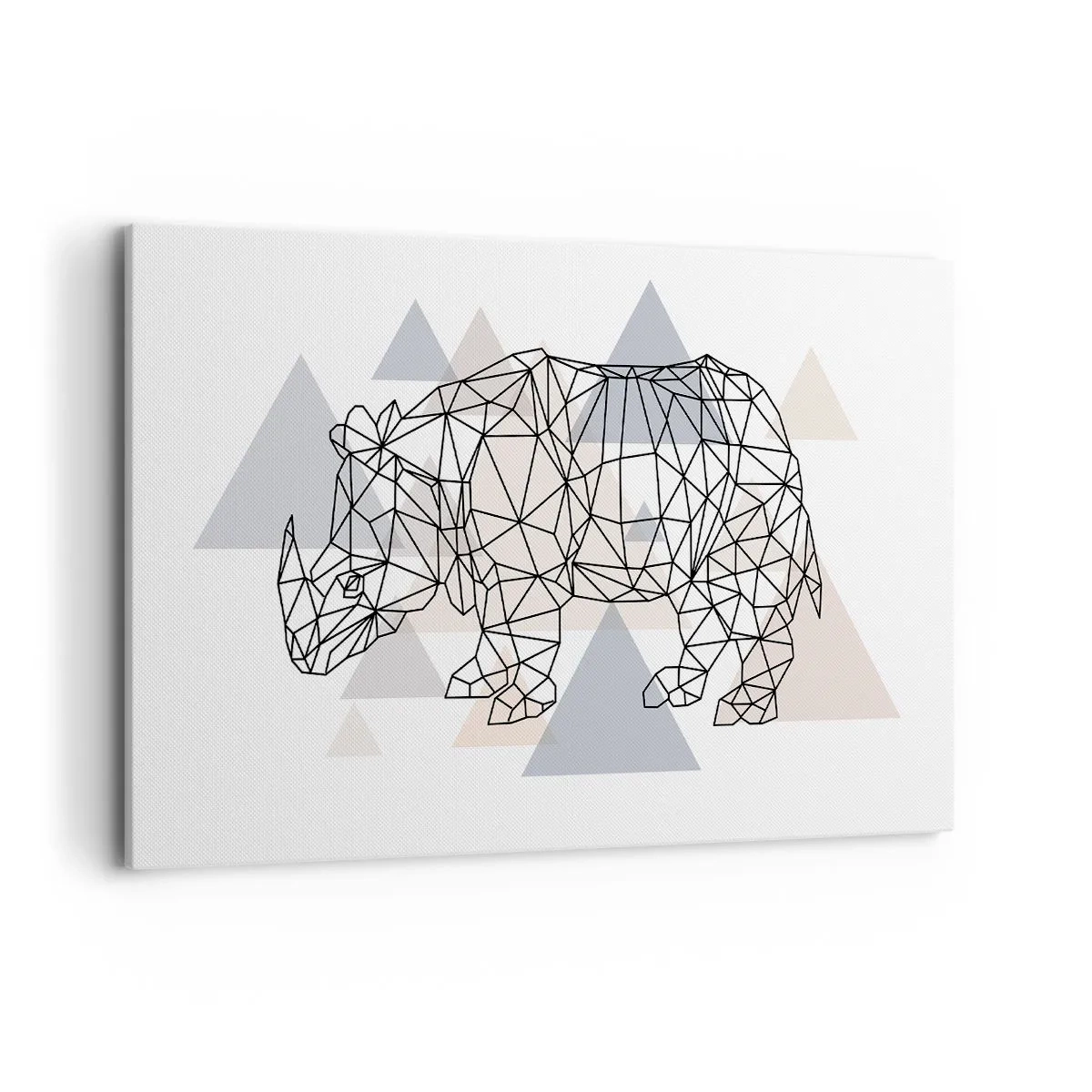 Lærredstryk - Billede på lærred - Kraftstruktur - 120x80 cm