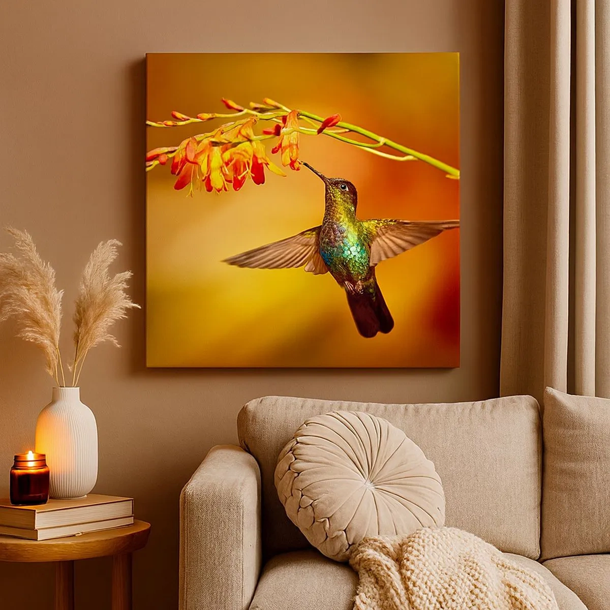 Lærredstryk - Billede på lærred - Maya lysets budbringer - 30x30 cm