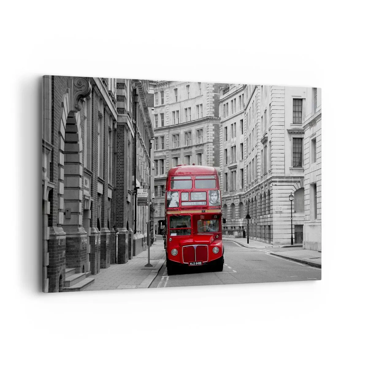 Lærredstryk - Billede på lærred - Hverdagen behøver ikke at være grå - 100x70 cm