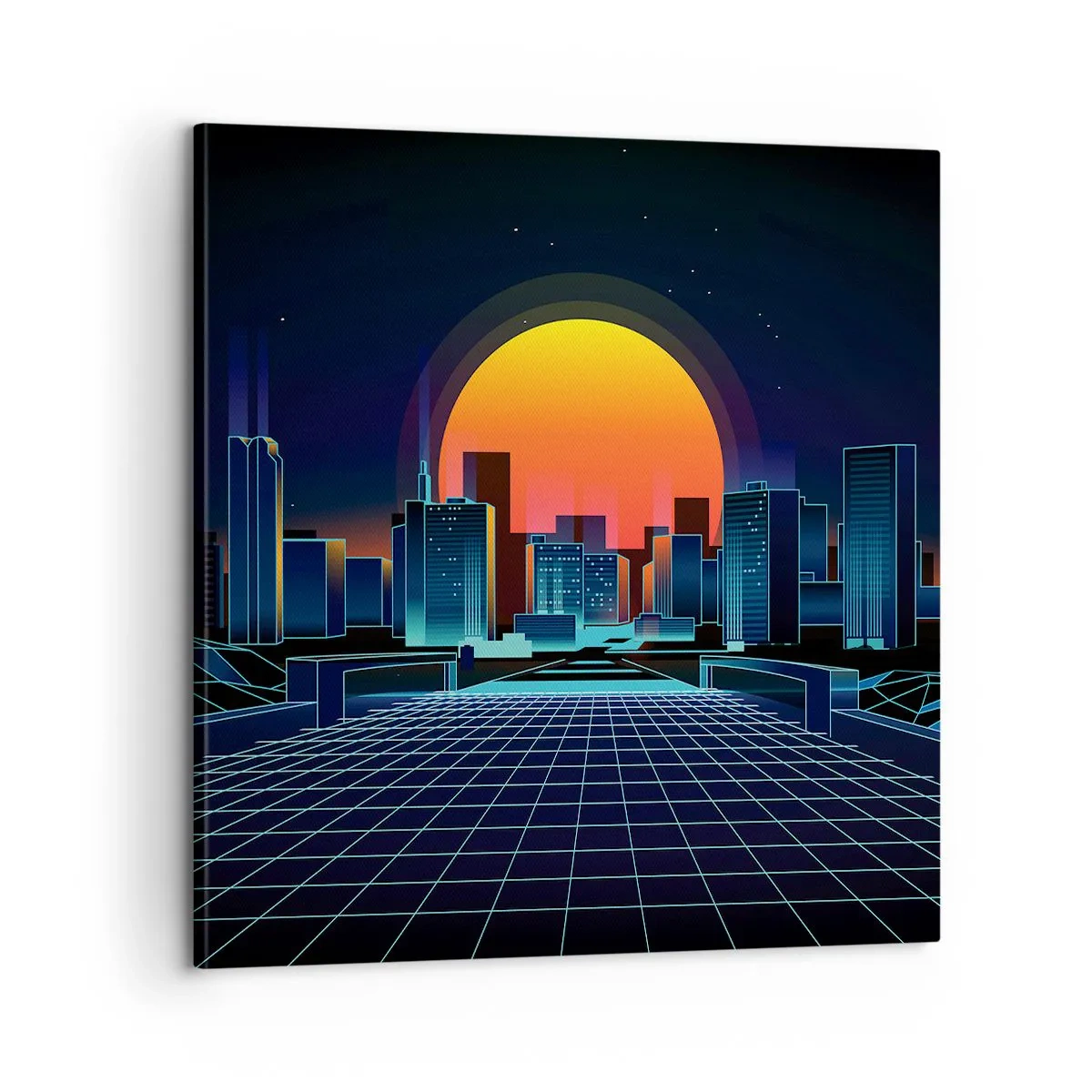 Lærredstryk - Billede på lærred - Vil du stadig gerne komme til den ægte vare? - 60x60 cm