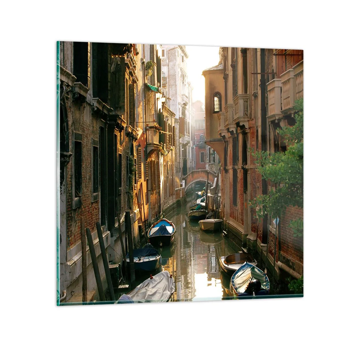 Billede på glas - I en venetiansk baggyde - 40x40 cm