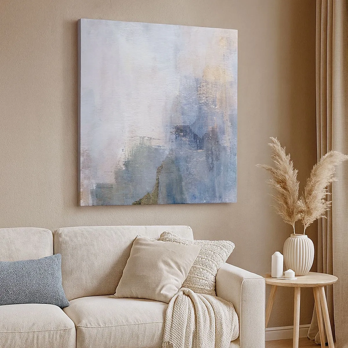 Lærredstryk - Billede på lærred - Farvetoner og akkorder - 30x30 cm