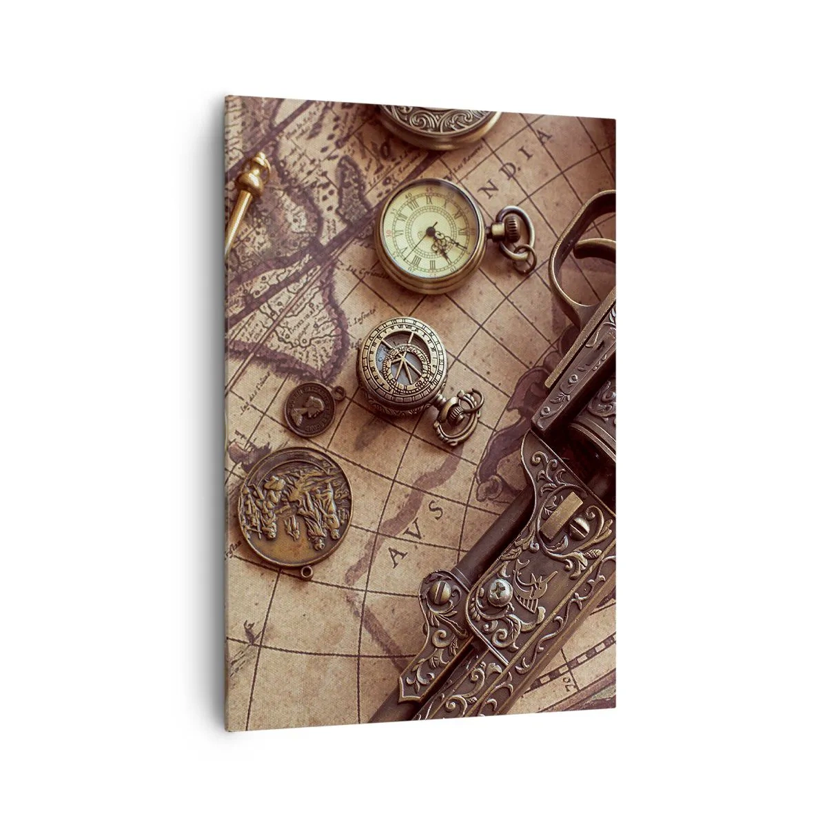 Lærredstryk - Billede på lærred - Opkald til eventyr - 70x100 cm