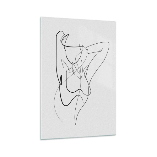 Billede på glas - Virkelig, hvad er du for en person... - 70x100 cm