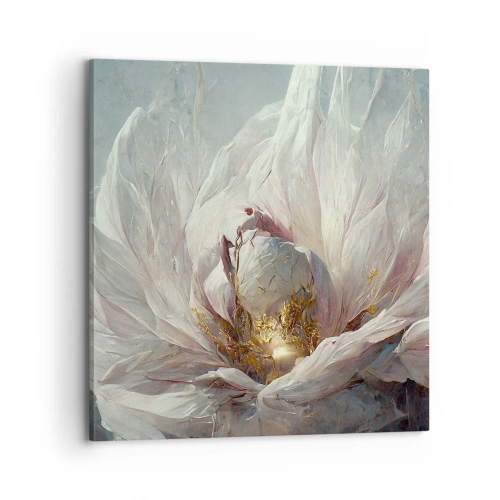 Lærredstryk - Billede på lærred - Blomstrer en gang om hundrede år - 70x70 cm