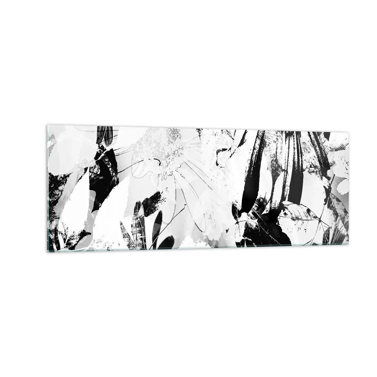 Billede på glas - Efterår i det negative - 140x50 cm