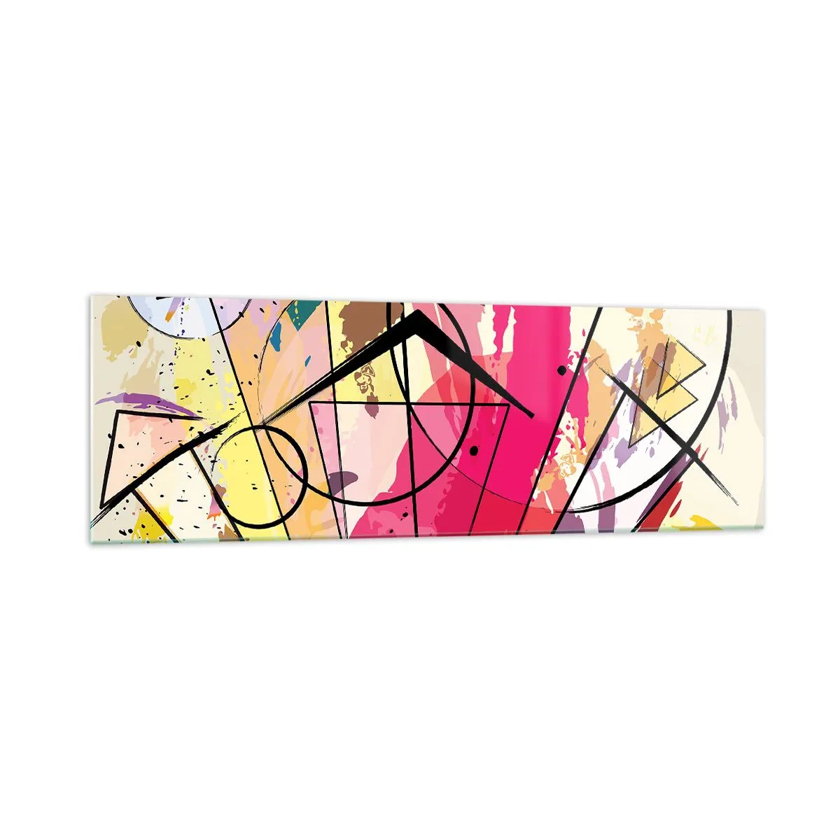 Billede på glas - Eksplosion - 160x50 cm