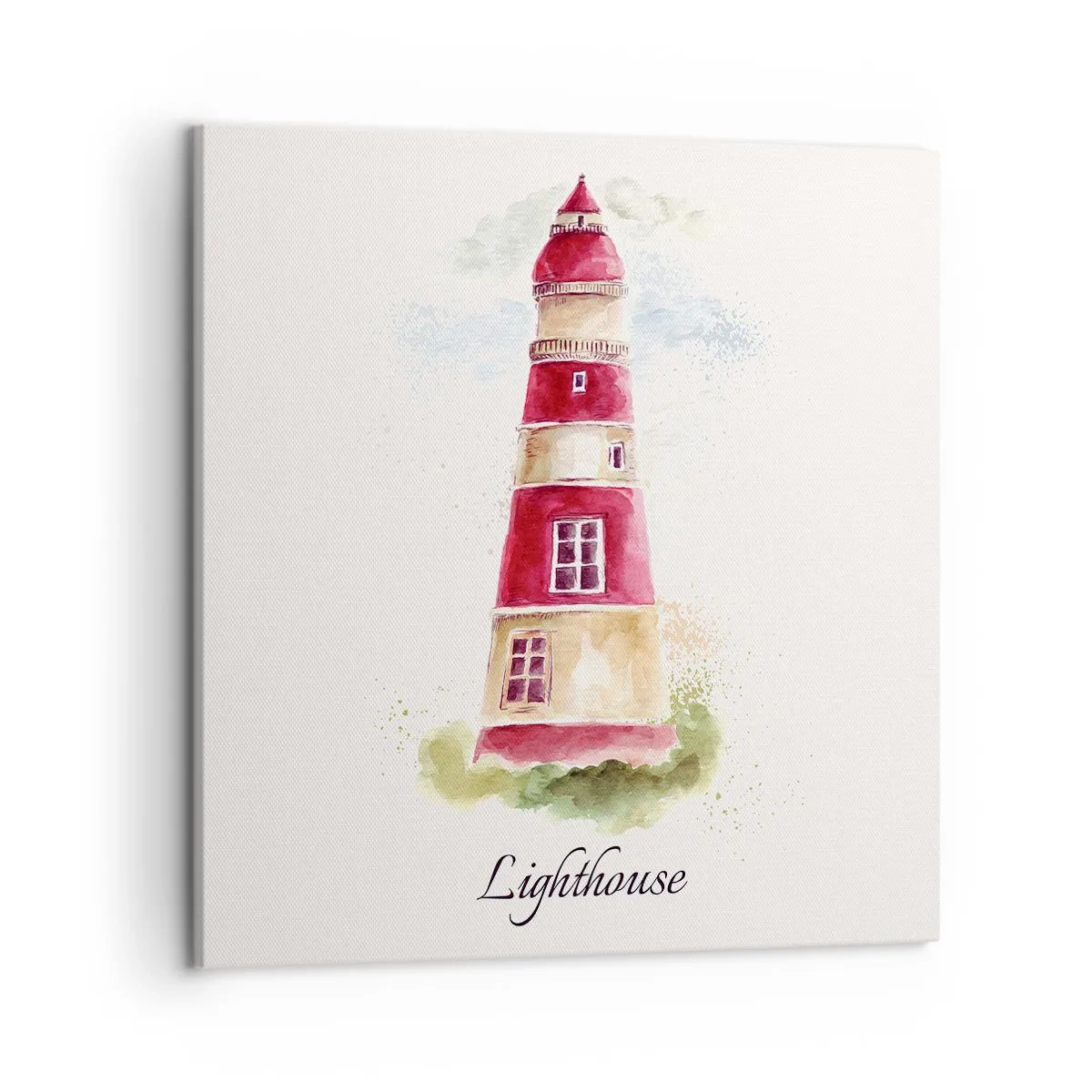 Lærredstryk - Billede på lærred - Altid vejret omkring - 50x50 cm