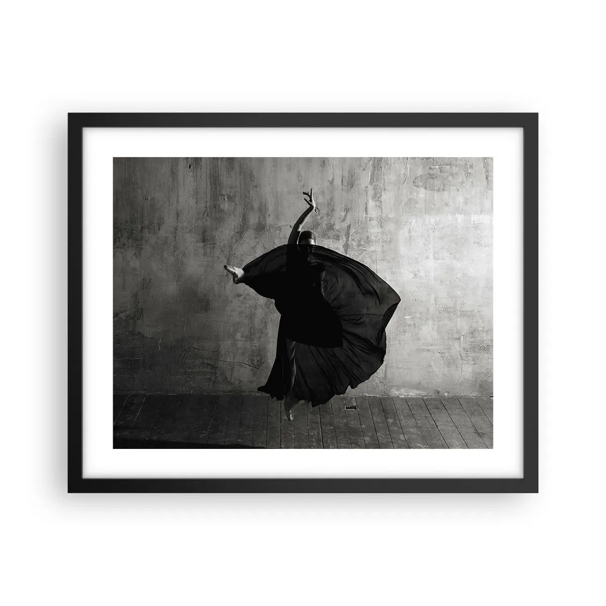 Plakat i sort ramme - Passioneret bælte - 50x40 cm