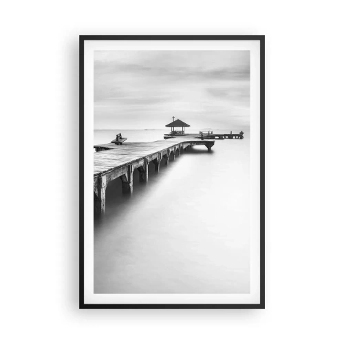 Plakat i sort ramme - Ind i det fjerne - 61x91 cm