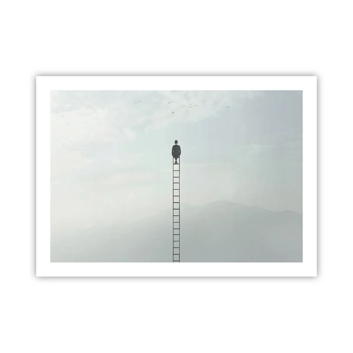 Plakat - Stig yderligere - 70x50 cm