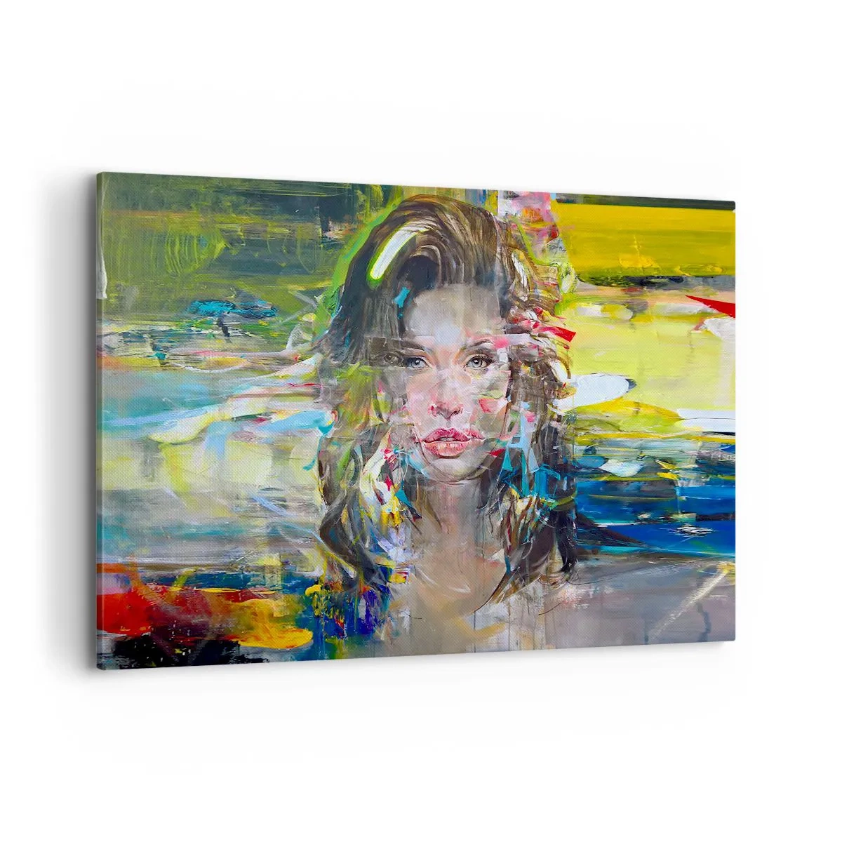 Lærredstryk - Billede på lærred - Bag lufttæppet - 120x80 cm