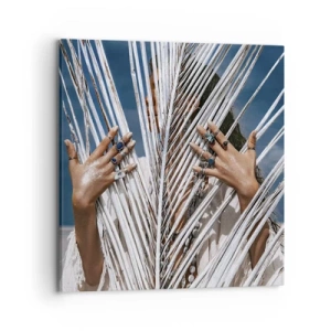 Lærredstryk - Billede på lærred - Shamanens kæreste? - 70x70 cm