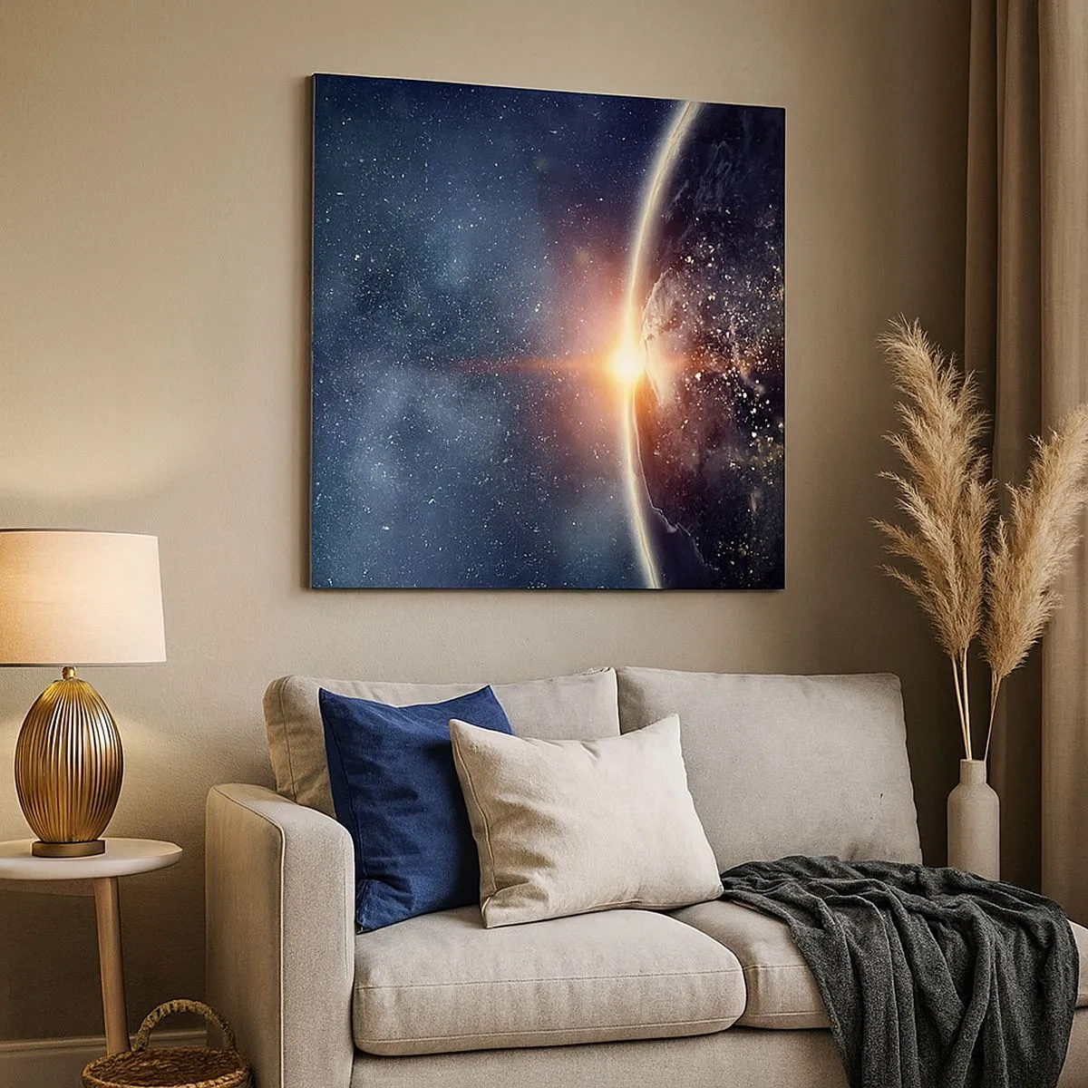 Lærredstryk - Billede på lærred - I det nye perspektiv - 30x30 cm