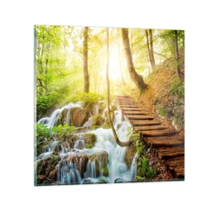 Billede på glas - Den ønskede kølighed - 40x40 cm