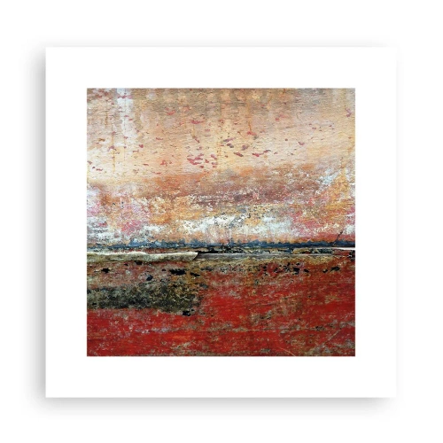 Plakat - Måske er det havet - 30x30 cm