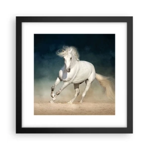 Plakat i sort ramme - Frihed i en ren tilstand - 30x30 cm