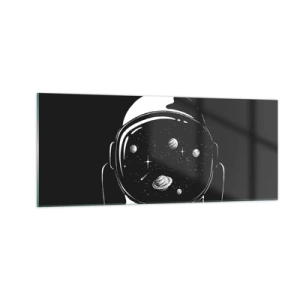 Billede på glas - Flot udsigt - 100x40 cm