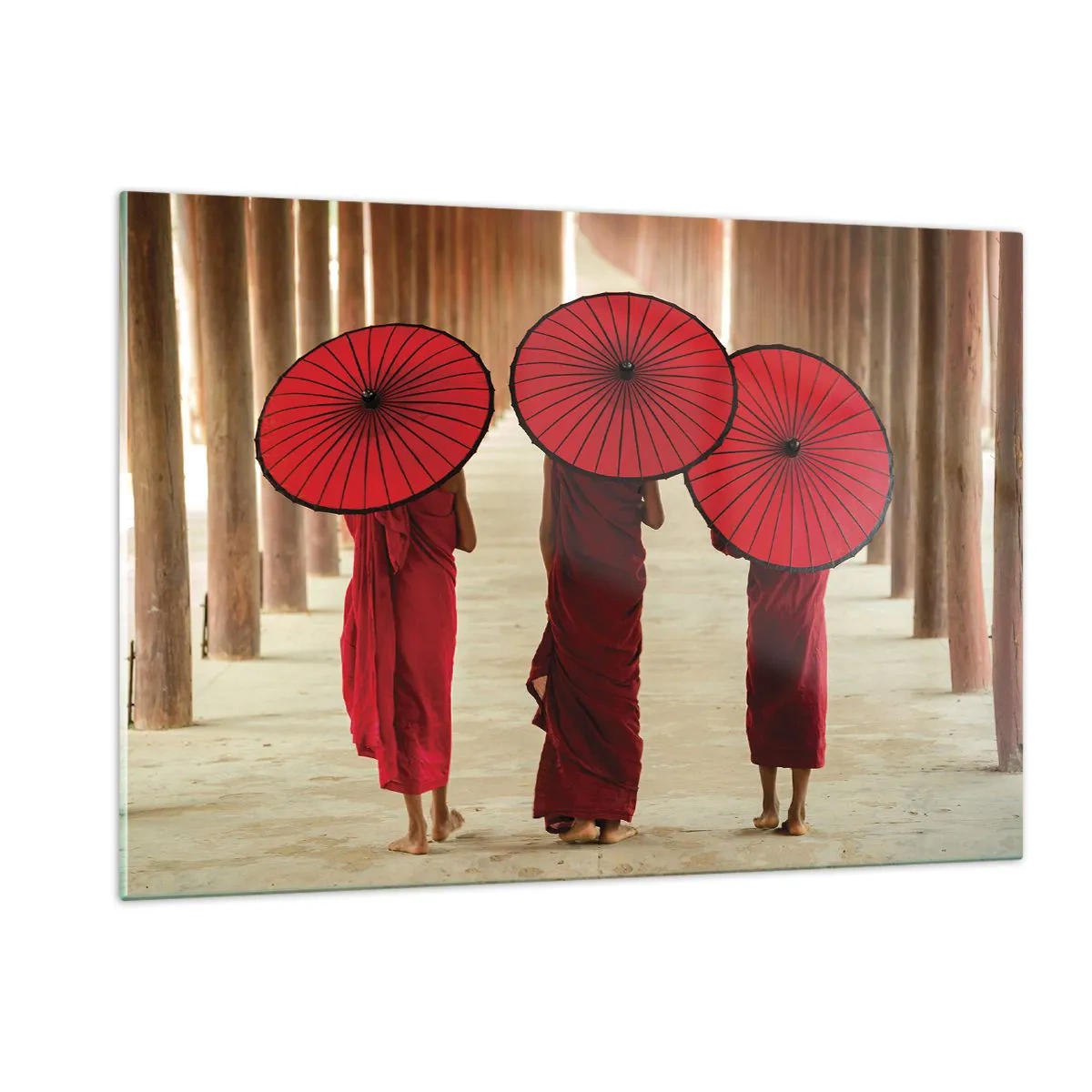 Billede på glas - På vej til det rene land - 120x80 cm