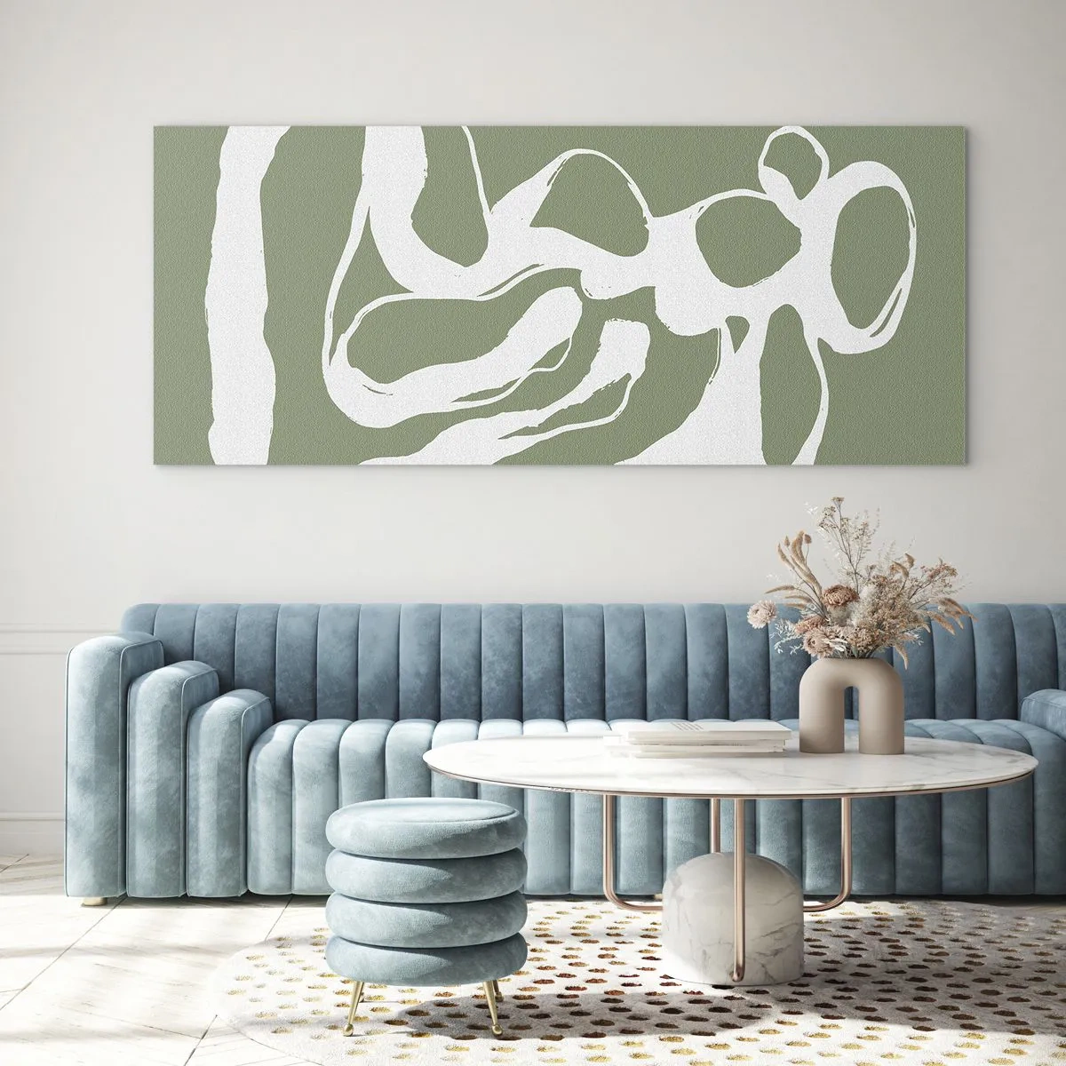 Billede på glas - Rummets kald - 120x50 cm