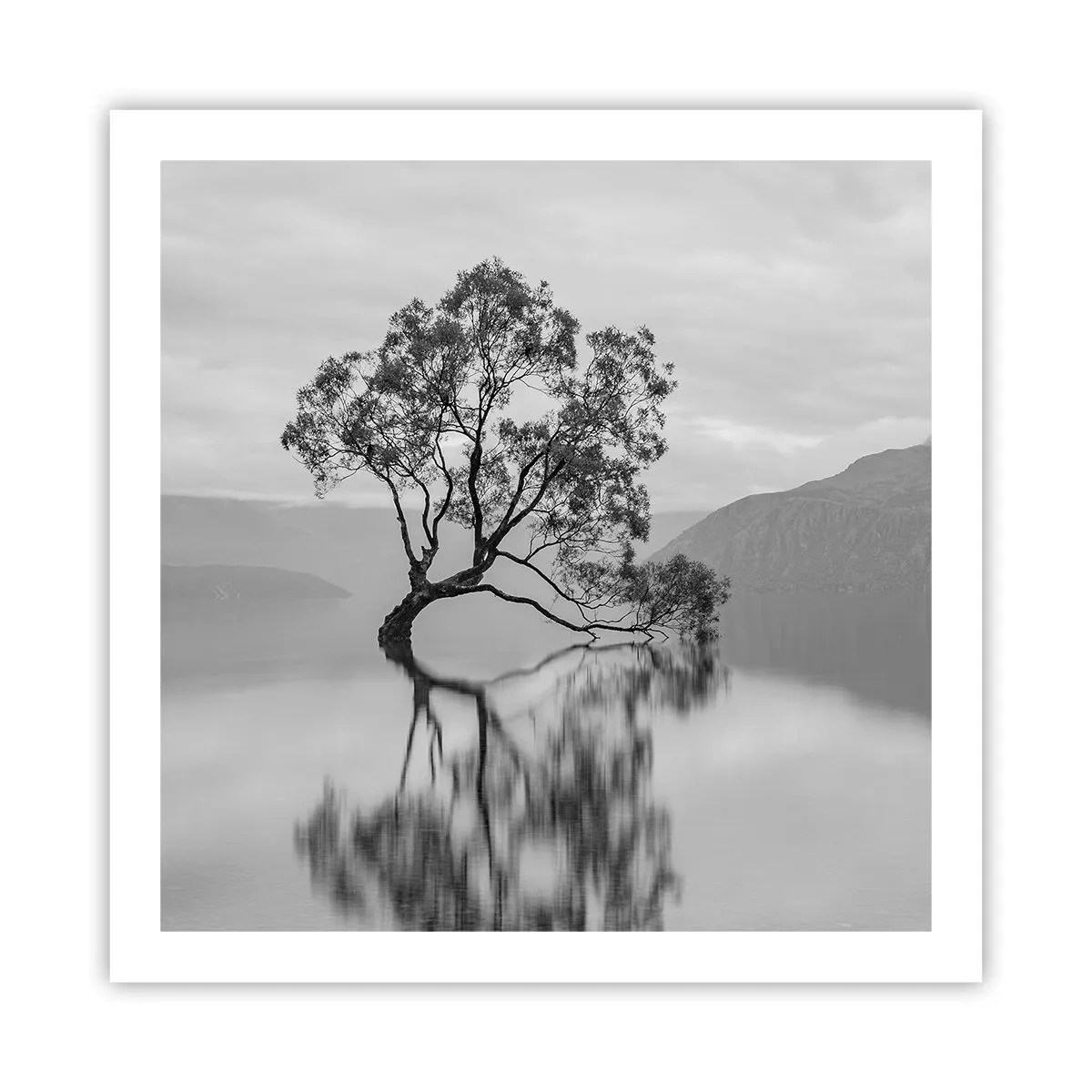 Plakat - Der findes et land - 60x60 cm