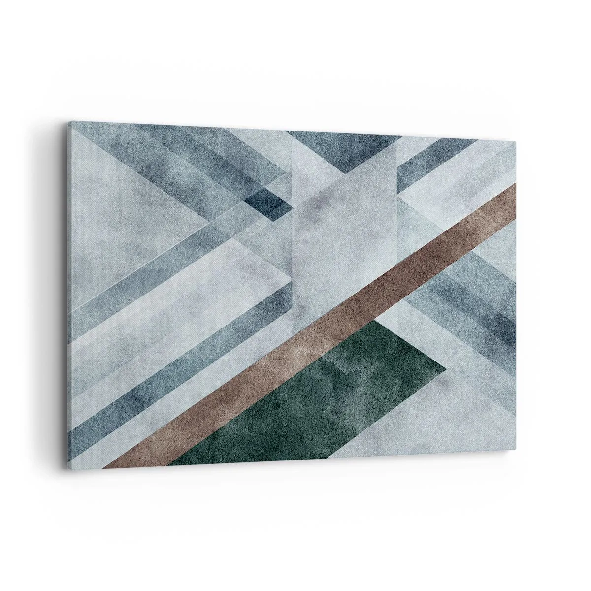 Lærredstryk - Billede på lærred - Sofistikeret elegance i geometri - 120x80 cm