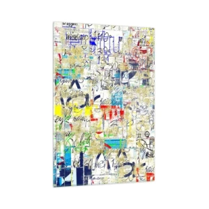 Billede på glas - Simpelthen en fryd for øjet - 80x120 cm