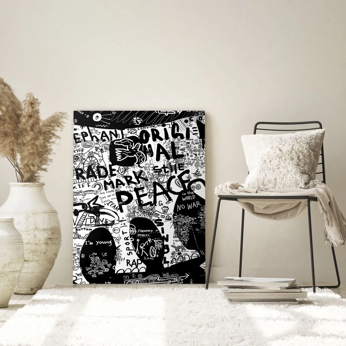 Billede på glas - Gadens rige verden - 50x70 cm