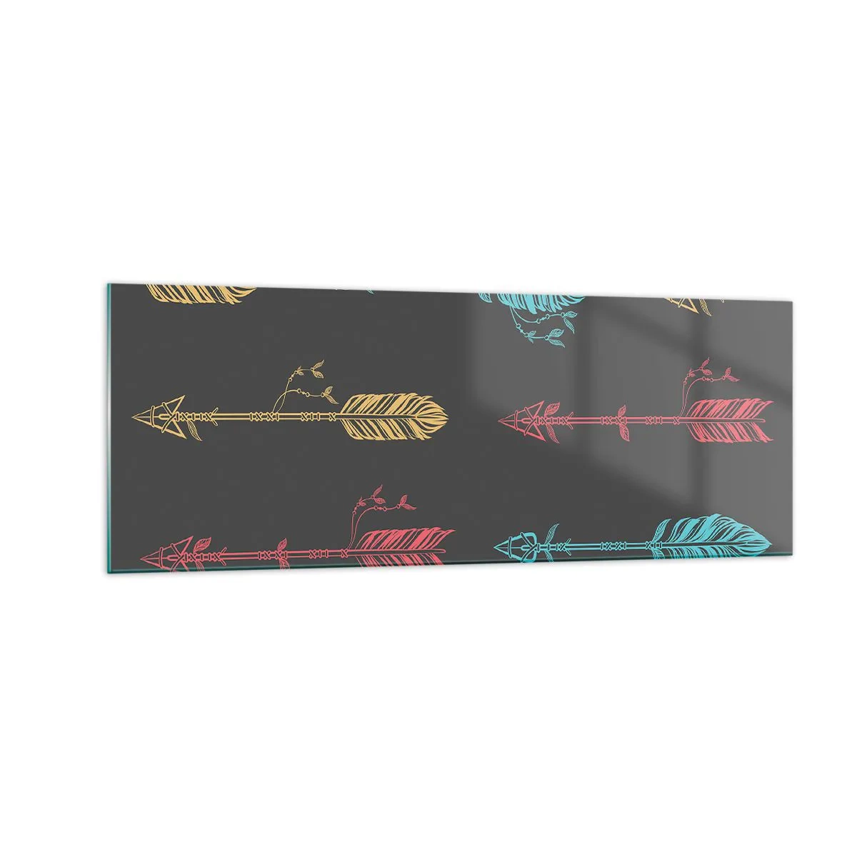 Billede på glas - For at - 140x50 cm