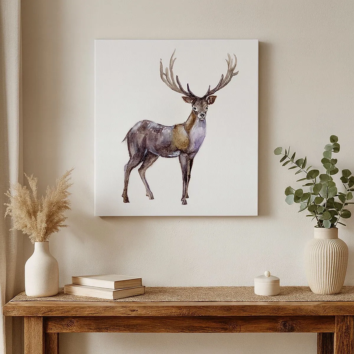 Lærredstryk - Billede på lærred - Kongen af den nordlige ødemark - 30x30 cm