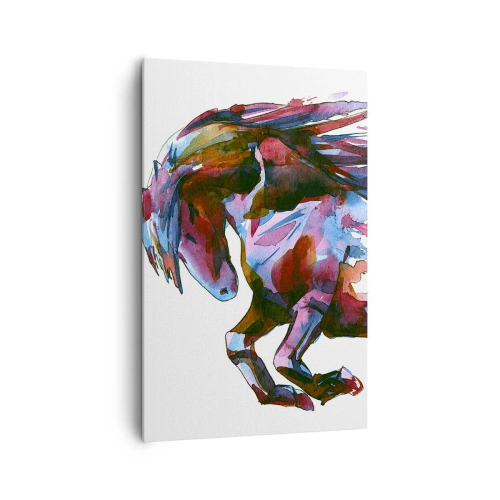 Lærredstryk - Billede på lærred - I henrykkelse - 80x120 cm