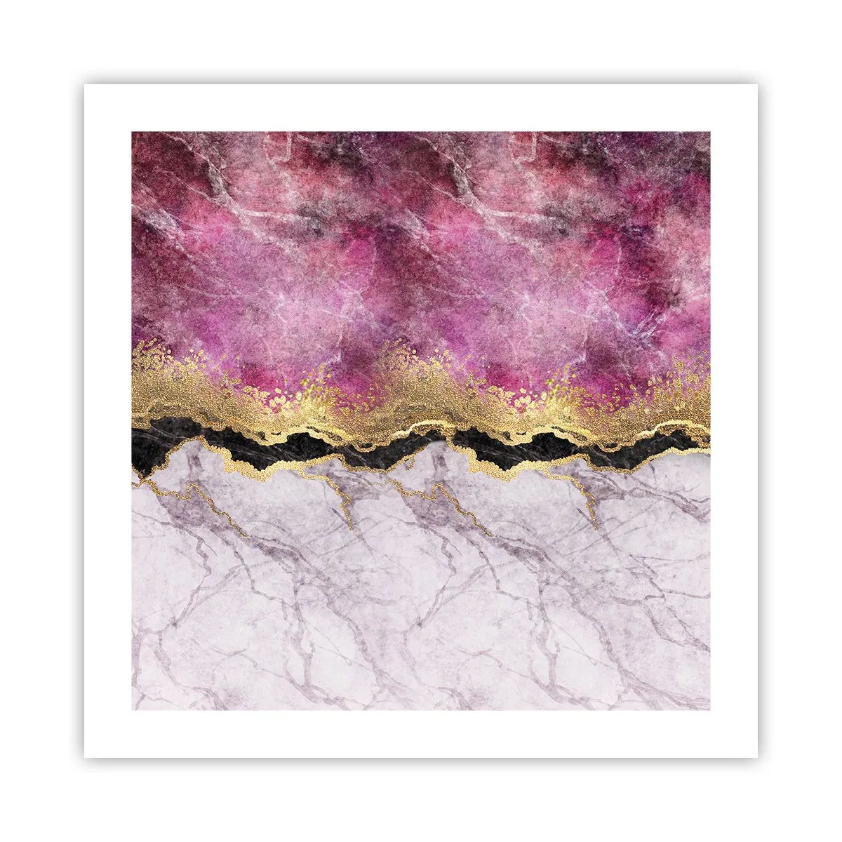 Plakat - På grænsen - 50x50 cm