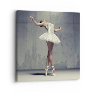 Lærredstryk - Billede på lærred - Let som en fugl - 40x40 cm