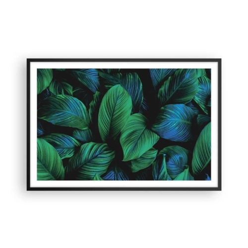 Plakat i sort ramme - I den grønne flok - 91x61 cm